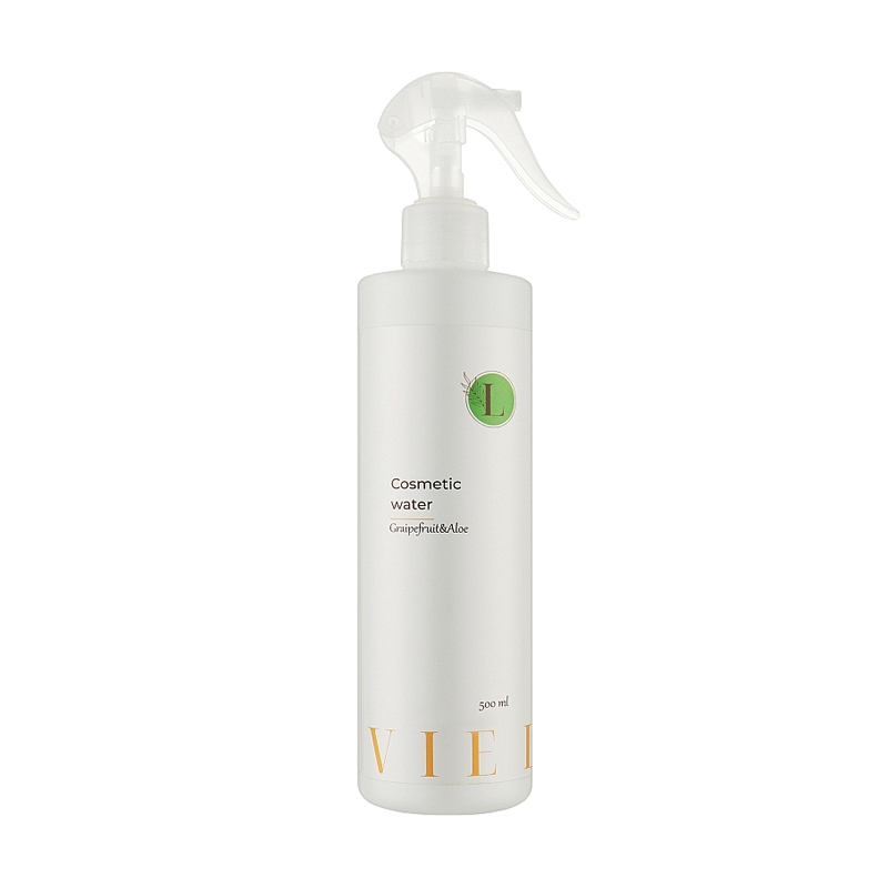 Вода косметична для зняття липкого шару після шугарингу Levie Cosmetic Water Graipefruit &amp; Aloe, 500 мл